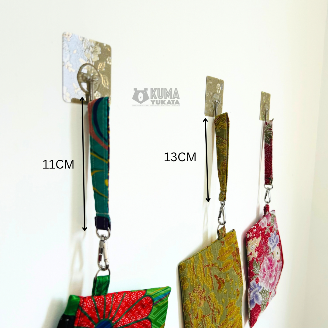 Wristlet - Vintage Kimono Pouch (Upcycle) #2