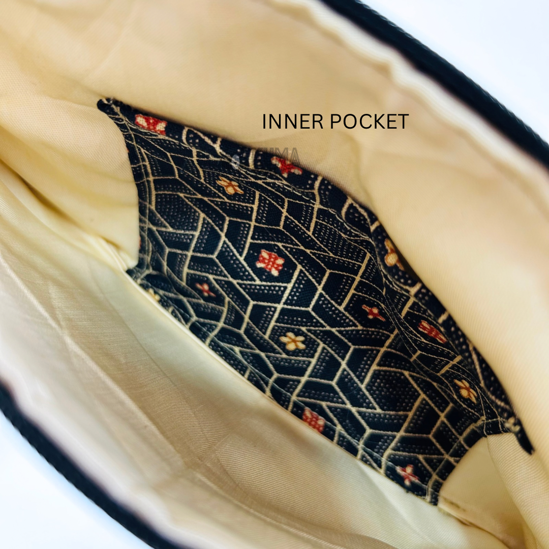 Wristlet - Vintage Kimono Pouch (Upcycle) #1